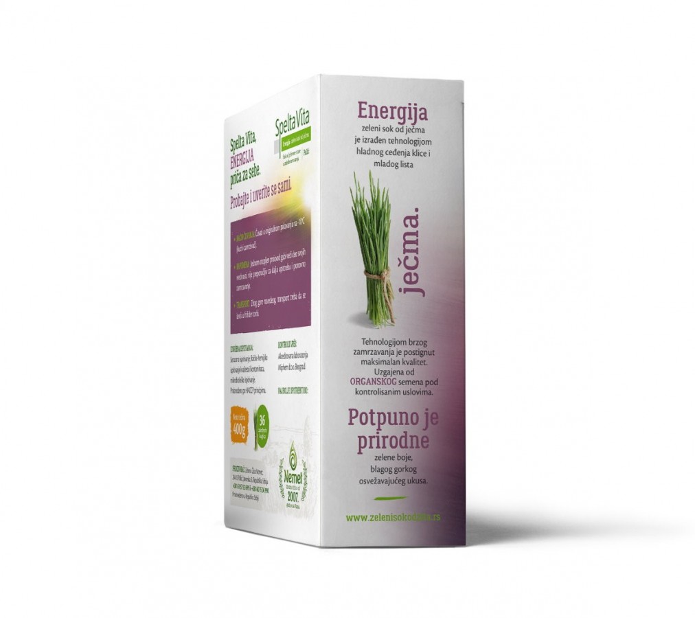 ENERGIJA - Zeleni sok od ječma