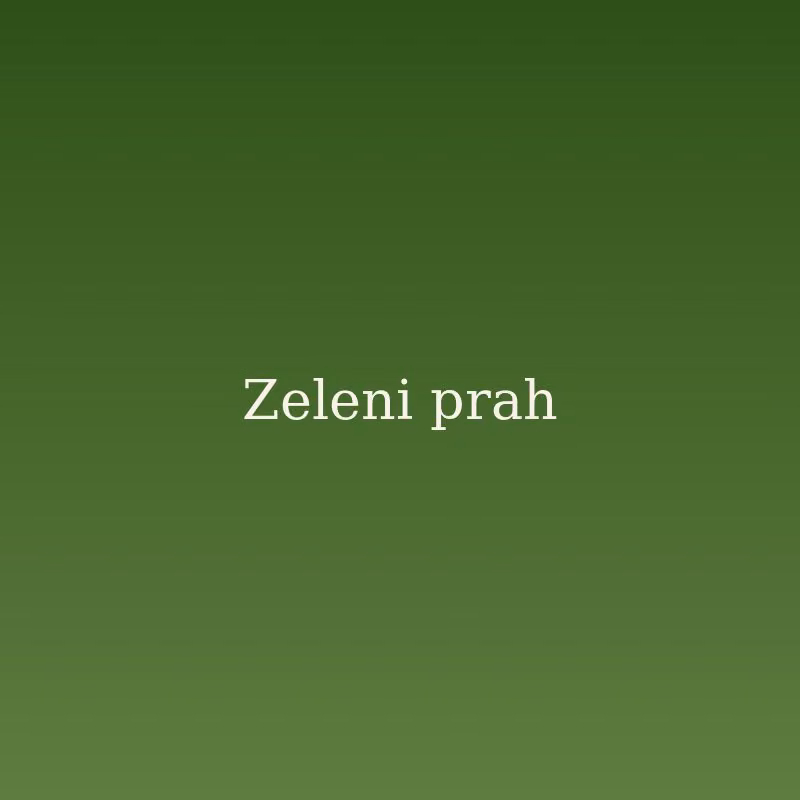 Zeleni prah od soka
